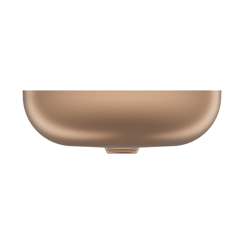 Lavabo de salle de bain circulaire 15,75 po Barclay Adaliz, Cuivre