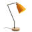 Industrial Table Lamp with Iron Body & Hornbeam Base, 5.5 in Diameter x 20.5 in Height | E27 Socket (Max 40W), 7.1 in Base Plate Diameter | 78.7 in Cable Length | Stylish Solid Color Design for Modern Home & Office Décor-1099775615
