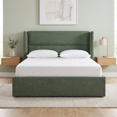 Gaillarde Hydraulic Lift Up Storage Upholstered Platform Bed