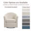 Fauteuil demi-tonneau pivotant rembourré Aunna-1845852541