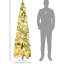 Arbre de Noël de 6 pi avec 407 branches et aspect floqué de qualité ignifuge