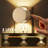 Cylinder Thin Gold Metal Plated Plug-In Night Light With Light Sensor, 5000K Daylight, Sliding