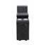 Canapé modulaire inclinable électrique en cuir respirant de 6 pièces de 20 po avec repose-tête réglable, console de rangement, lumières DEL, microphone et rangement latéral-131206131