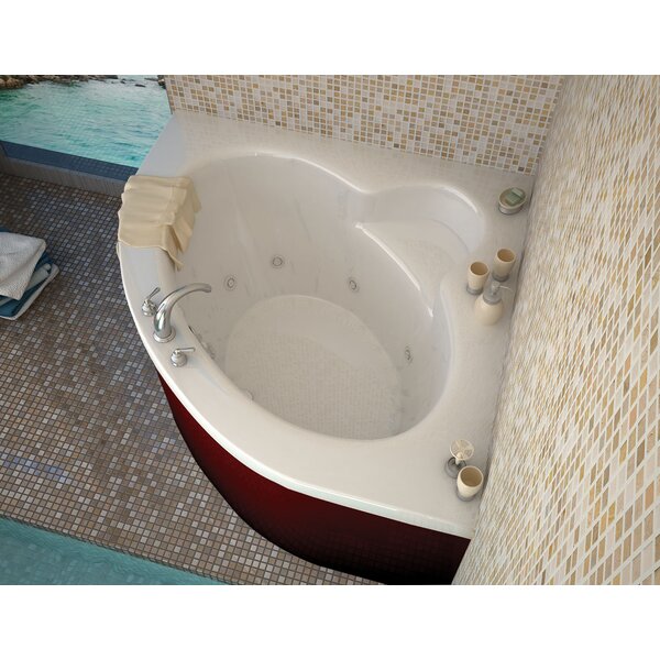 Streamline 57 in. Acrylic Clawfoot Non-Whirlpool Bathtub in Glossy