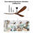 60"Walnut Wood Ceiling Fan Without Light -1698054376-1698054380-1698054381