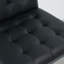 Chaise parsons en métal capitonnée Mariaines-1486094362