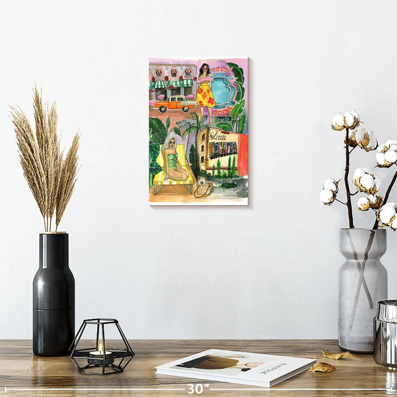 Aime Miami In The Spring, 12" H x 8" W