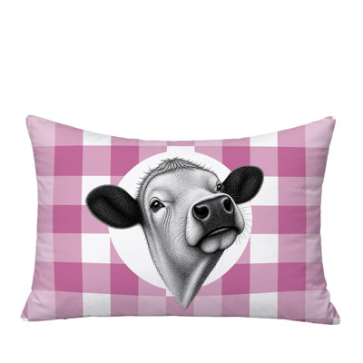 Coussin réversible intérieur / extérieur Cow