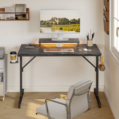 Aayliah Metal Base Computer Desk