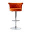 Ensemble de 2 tabourets de bar, tabourets de bar pivotants avec pieds en métal, tabourets à hauteur de comptoir pour la cuisine et la salle à manger-1210953385
