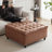 Delmontez 35.5'' Upholstered Storage Square Ottoman-179653735