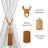 Decorative Curtain Tieback With Tassel-115312345