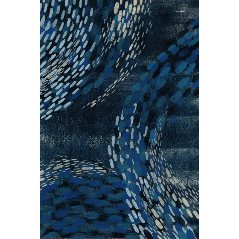 Moon Tide I by Grace Popp - Wrapped Canvas Painting, 46cm H x 30cm W