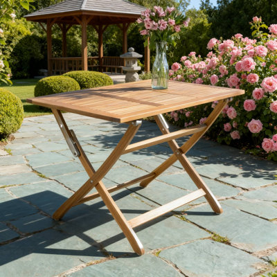 POSITANO 43.5'' FOLDABLE TABLE Great For Porch Drink Placement & Outdoor Leisure Hours