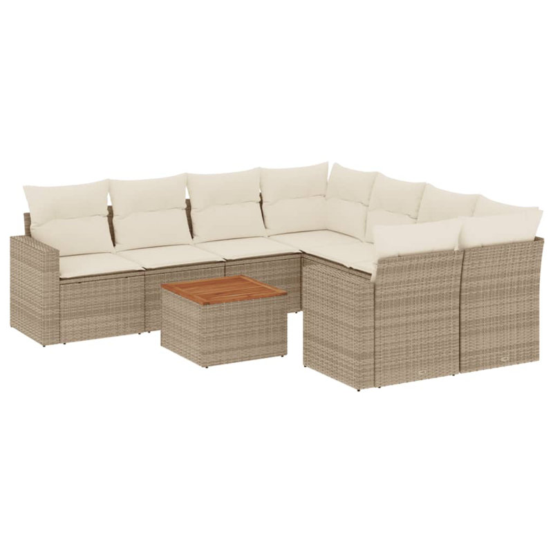 Ensemble de canapé de jardin Vidaxl