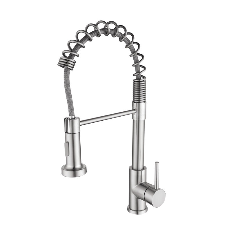 Robinet d'évier de cuisine à poignée simple