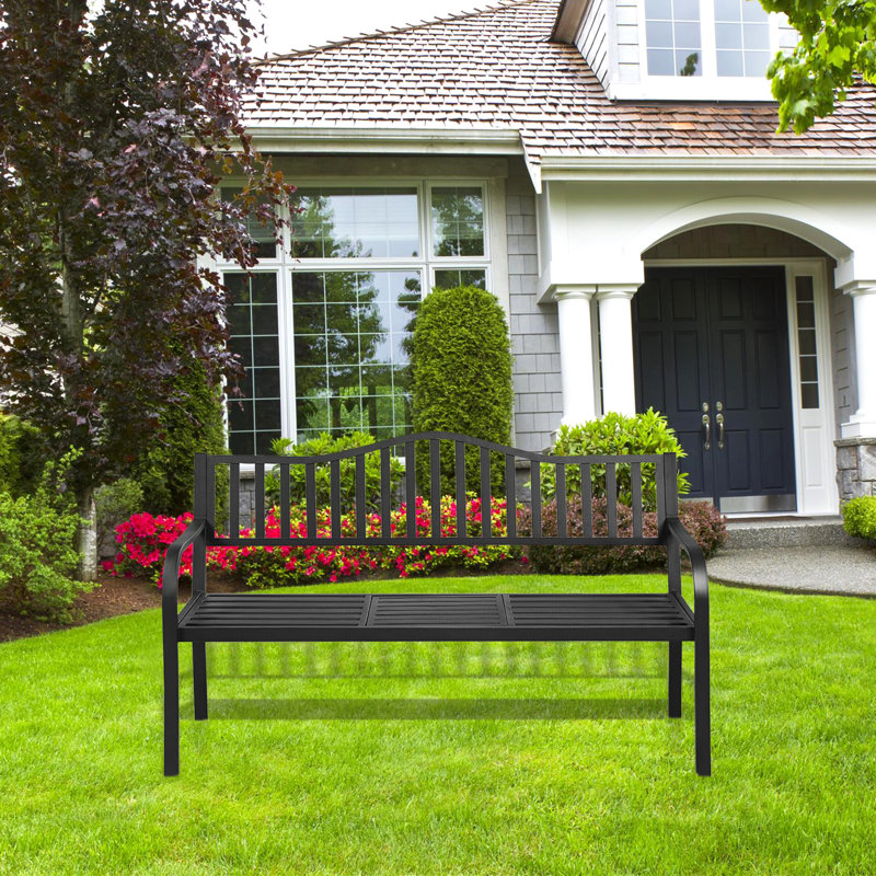 Banc de jardin en acier