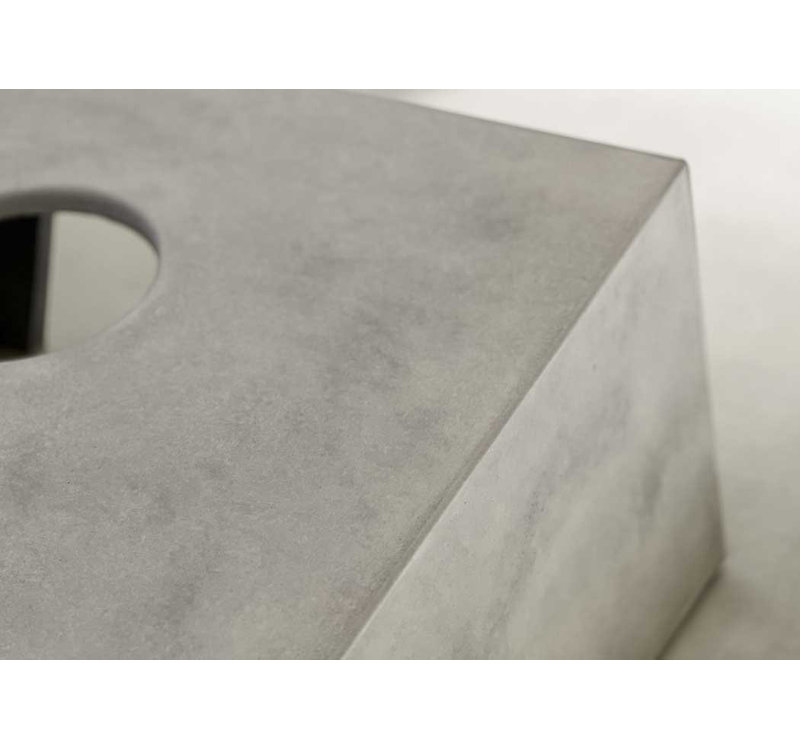 Ensemble de planche moderne cornhole en béton, Gris