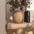 Badgley Ceramic Antique Style Textured Vase With Shadings And Handles-1524341129