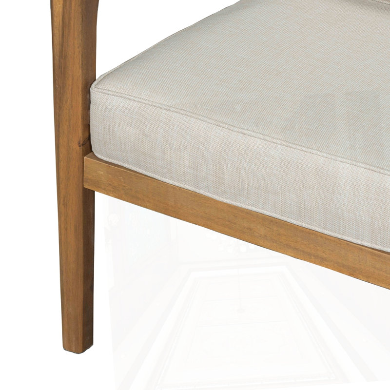 Outdoor Acacia Wood Club Chair(Set Of 2)