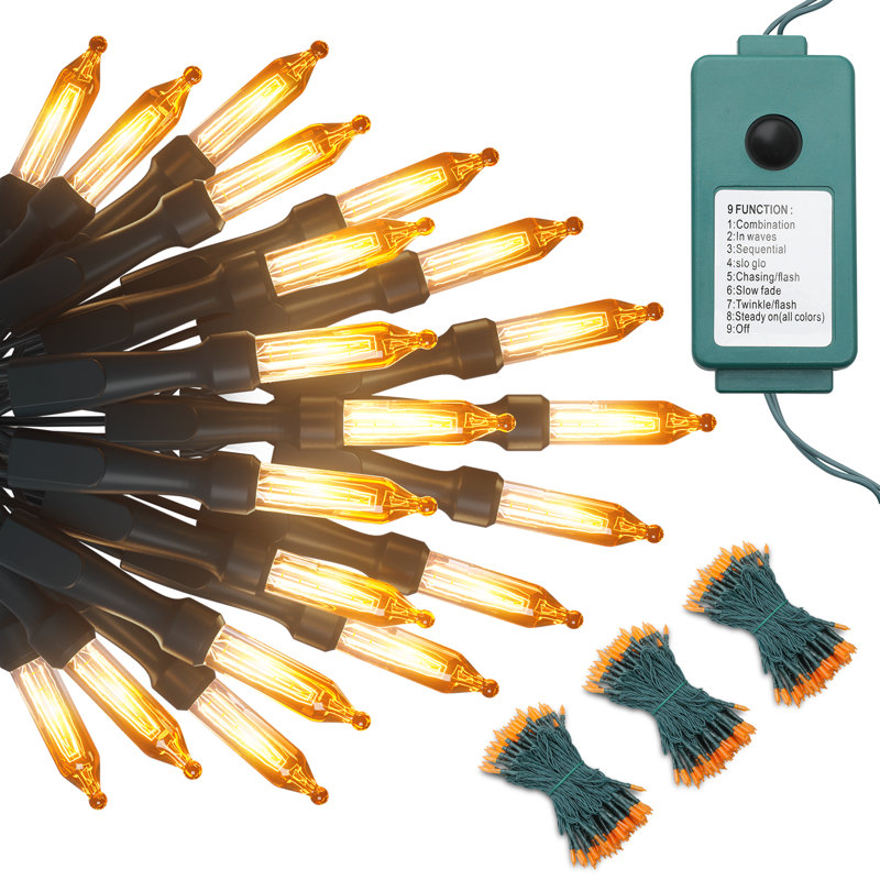 100 - Bulb 516 in. Plug-in Mini LED, Orange