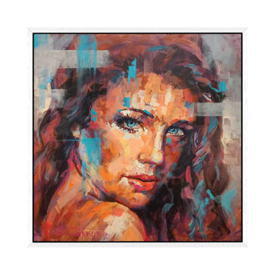 Abstract Beauty II by Jos Coufreur - Painting on Canvas