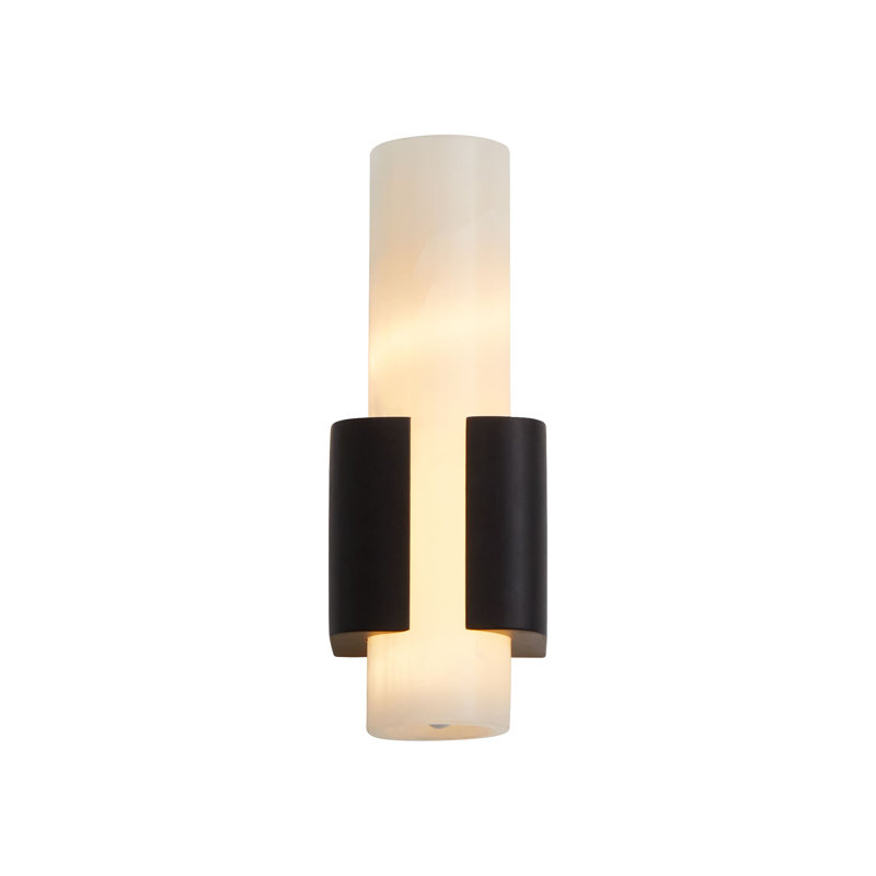 Nkiru 1LT CCT SCONCE - BK, Matte Black