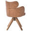 MARCY 49cm H Upholstered Armchair in Brown