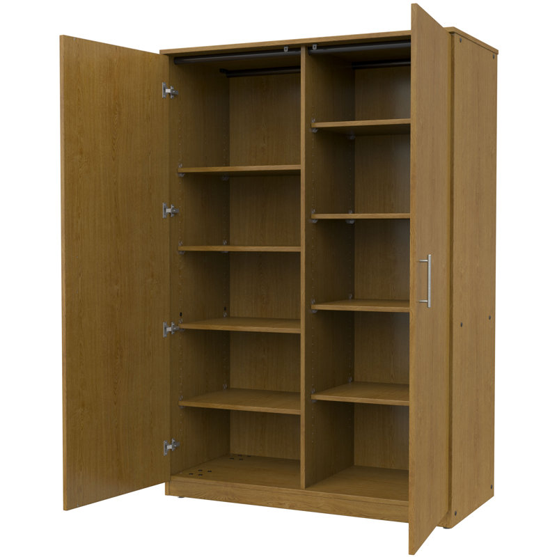 Armoire de rangement à 8 tablettes, Chêne solaire