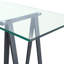 Grovebury 120cm Glass Console Table