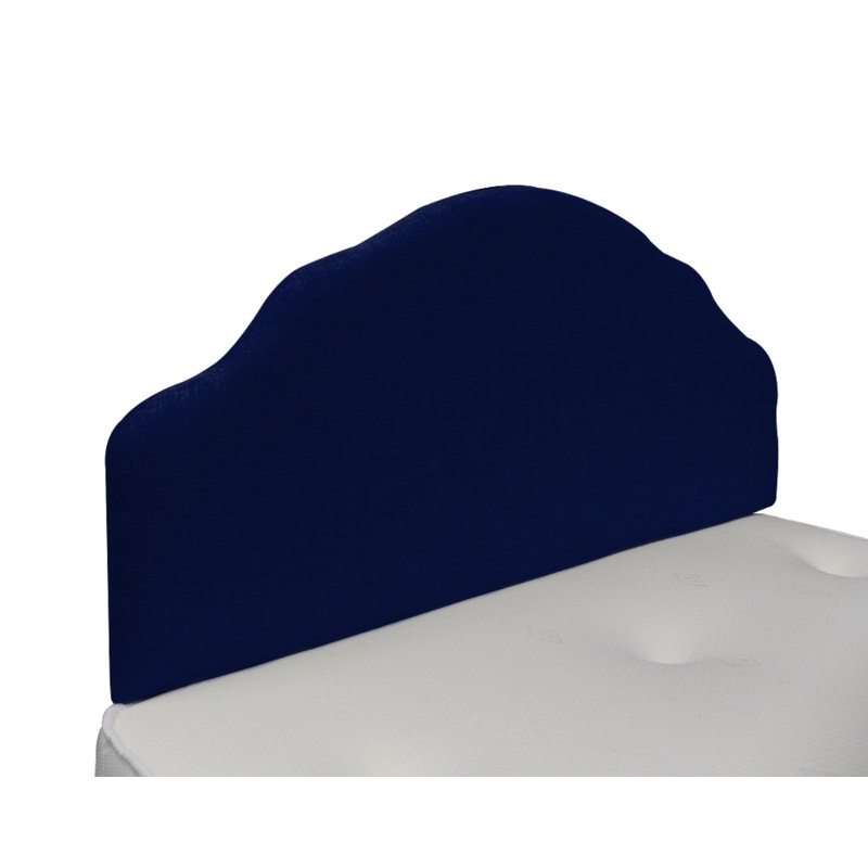 Burbach Upholstered Headboard, Single (3'), Midnight Blue
