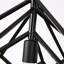 Luminaire suspendu géométrique noir 1 lumière