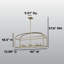 Luminaire suspendu cage à 8 lumières Birdy-672930742