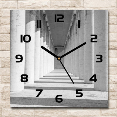 Hasseman Glass Wall Clock