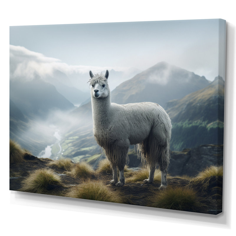 Alcapas Mountain Majesty - impression, H 30 po x l 40 po x P 1,5 po, Toile tendue