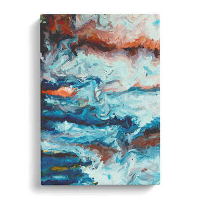 XC1022-1847X Dominant One Abstract - Wrapped Canvas Print