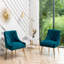 Chaise d'appoint en velours beige Baudel-1563904539
