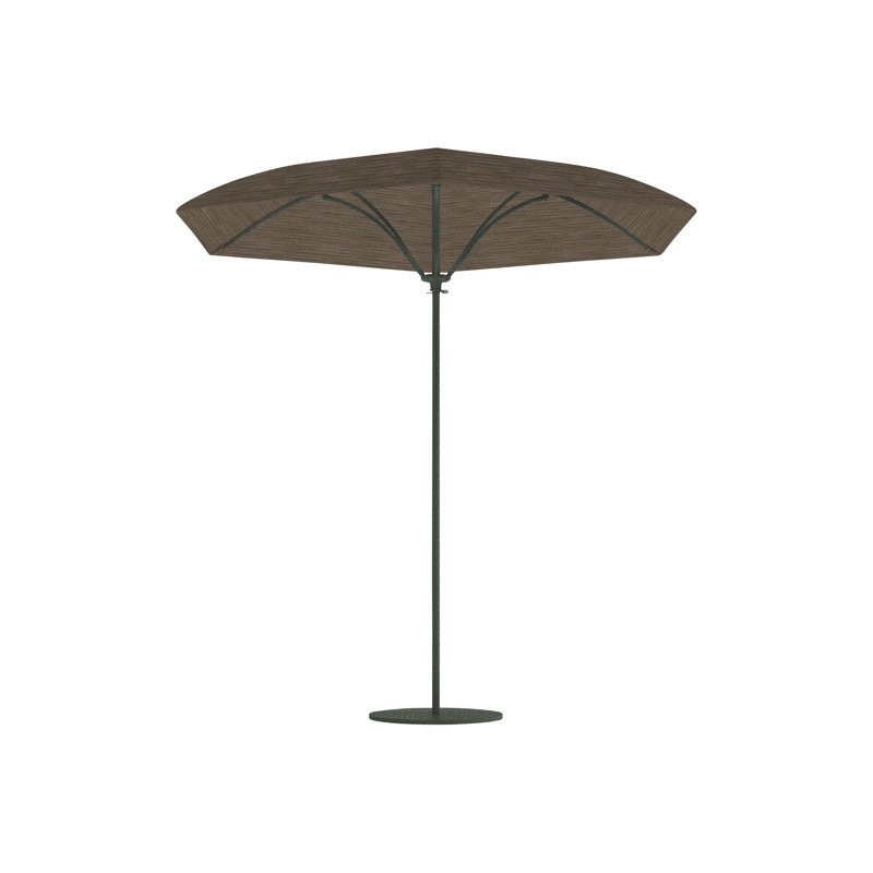 Trace 110'' W Sunbrella® Umbrella, Cape Cove, Parchment, Pulley Lift