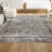 Attie Filigree Gray/Black Rug-2046581958