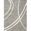 Tapis gris à poils longs Meiko-37255725
