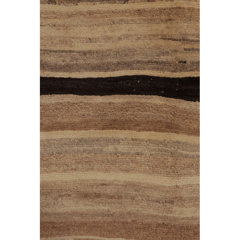 Vintage One-of-a-Kind 3'9" X 5'1" Hand Knotted Area Rug