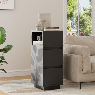 25cm W Solid Wood Bedside Table