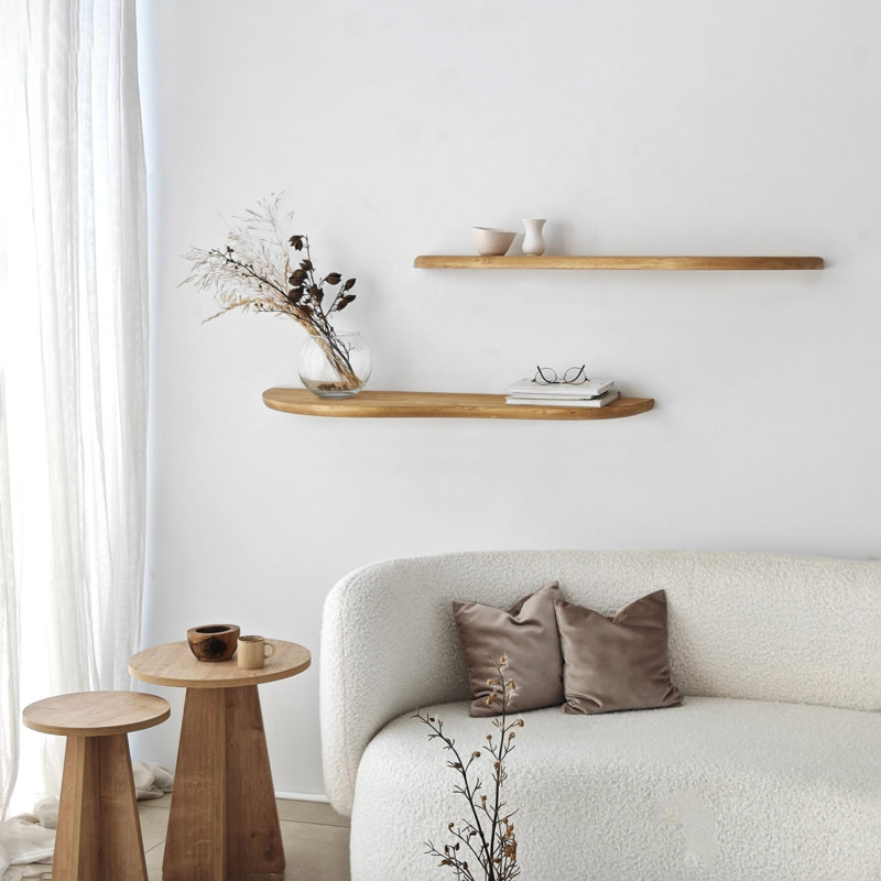 Locelso Wood Floating Shelf