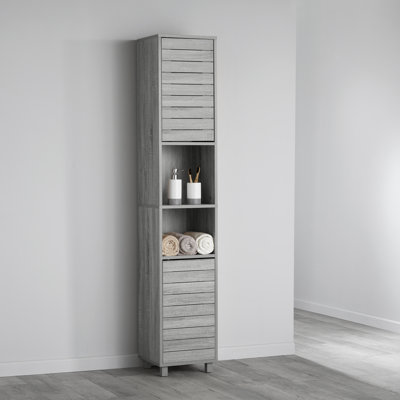 Efstathia Freestanding Tall Bathroom Cabinet