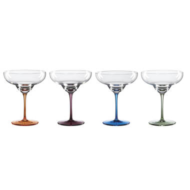 Rainbow Assorted Margarita Glasses - Set of 4 – VIETRI