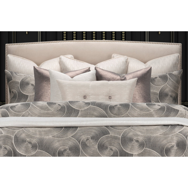Pillow Sham, Queen, Gray