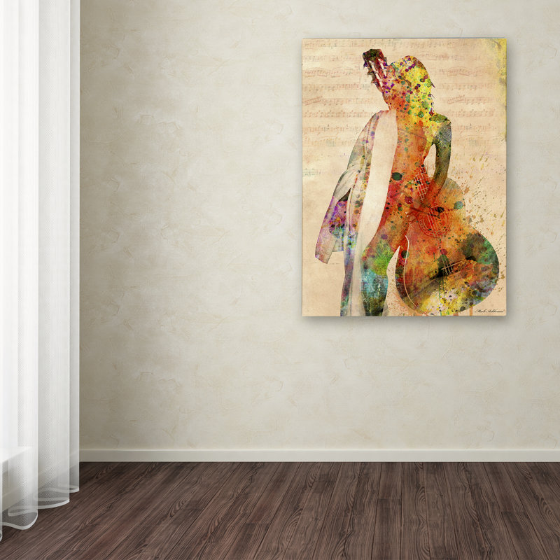 Impression sur toile tendue, "gracias a la vida que me ha dado tanto", H 32 po x l 24 po x P 2 po