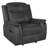 Three-Piece Reclining Sofa Set with Console and Wall-Hugger Design