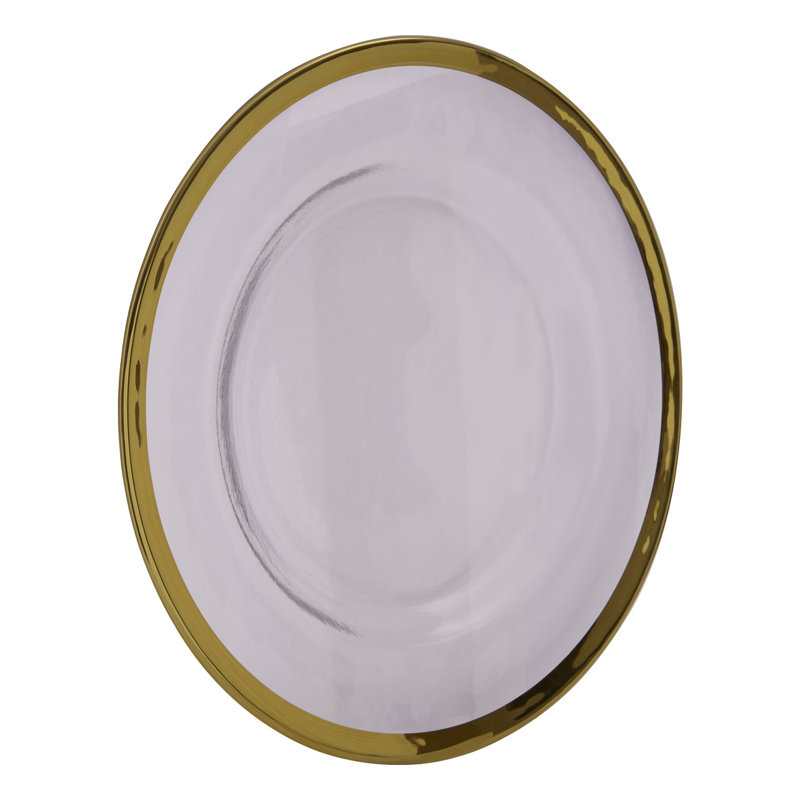 27Cm Dinner Plate With Gold Rim