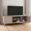  2 Door TV Unit with Open Shelves-114867374